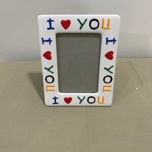 Vintage I Love You 4x6 frame